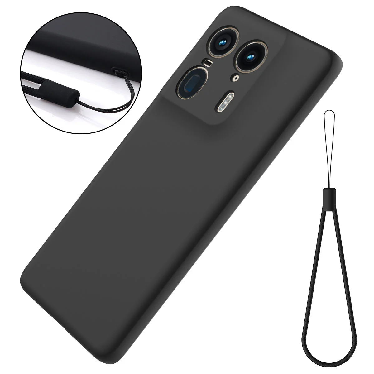 [With Lanyard] Motorola Moto Edge 60/Pro/Fusion - Full Wrap Liquid Silicone Drop-resistant Essentials Series Case - Image 13