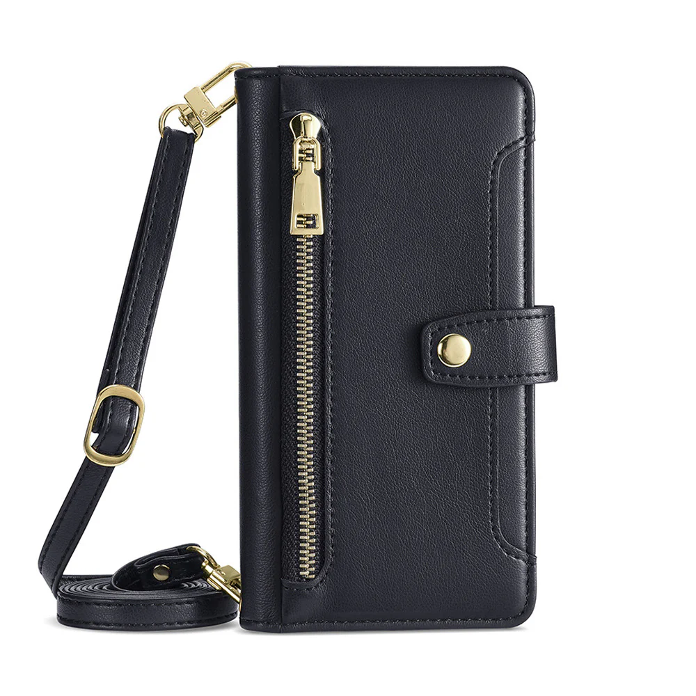 [With Lanyard] Samsung Galaxy A17 (SM-A176) PU Leather Shockproof Wallet Case With Card Slot - Image 10