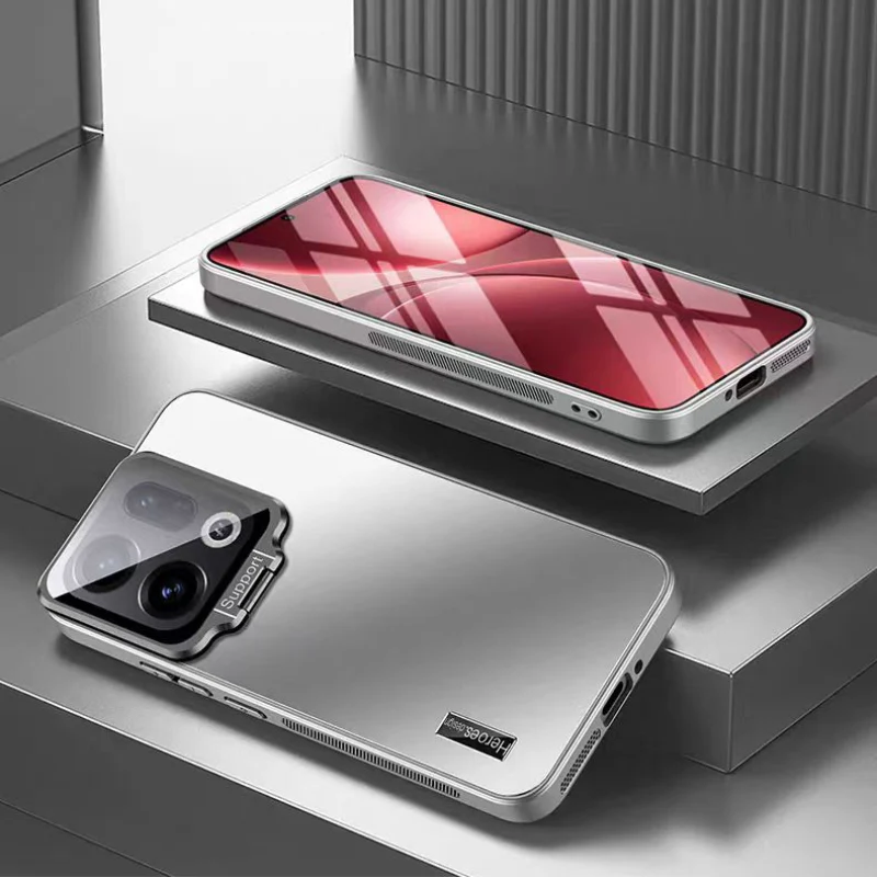 [With Lens Bracket] OPPO Reno14 & Pro - Ultra-Thin Matte Shockproof Phone Case - Image 11