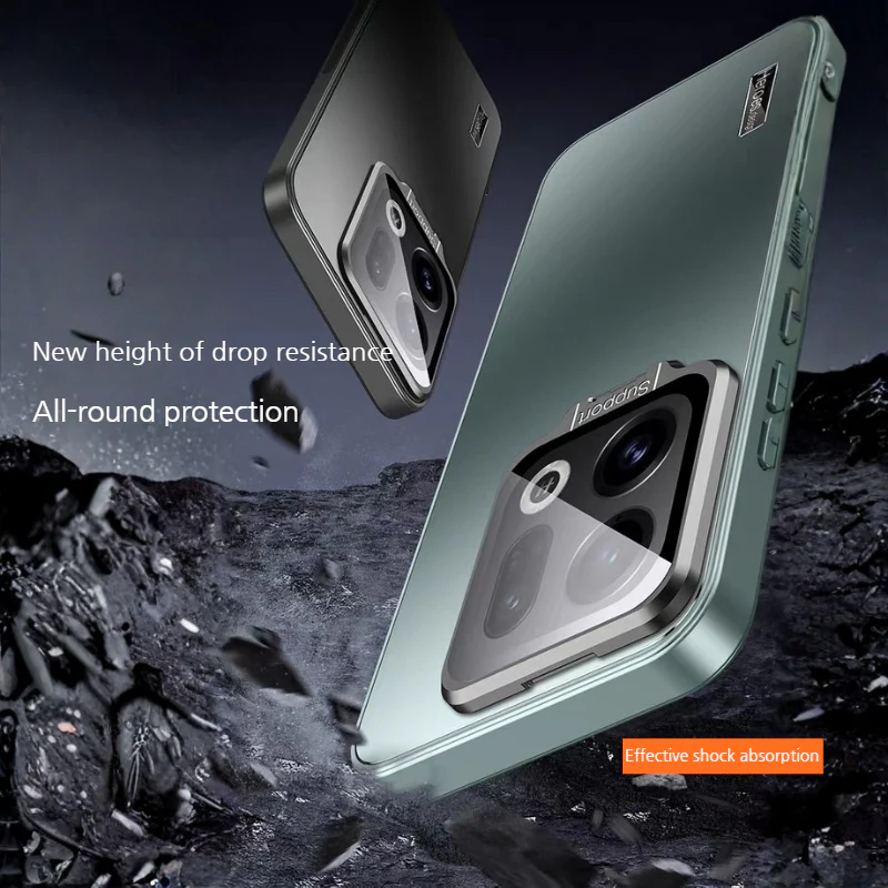 [With Lens Bracket] OPPO Reno14 & Pro - Ultra-Thin Matte Shockproof Phone Case - Image 3