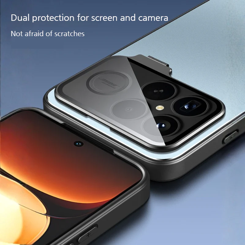 [With Lens Bracket] Xiaomi Redmi K90/Pro Max - Ultra-Thin Matte Shockproof Phone Case - Image 4