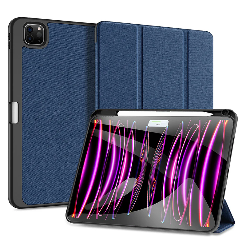 [With Pen Slot] Apple iPad 10.9/11'' 10/11th Gen (2022/2025) Premium PU Fabric Texture Shockproof Case