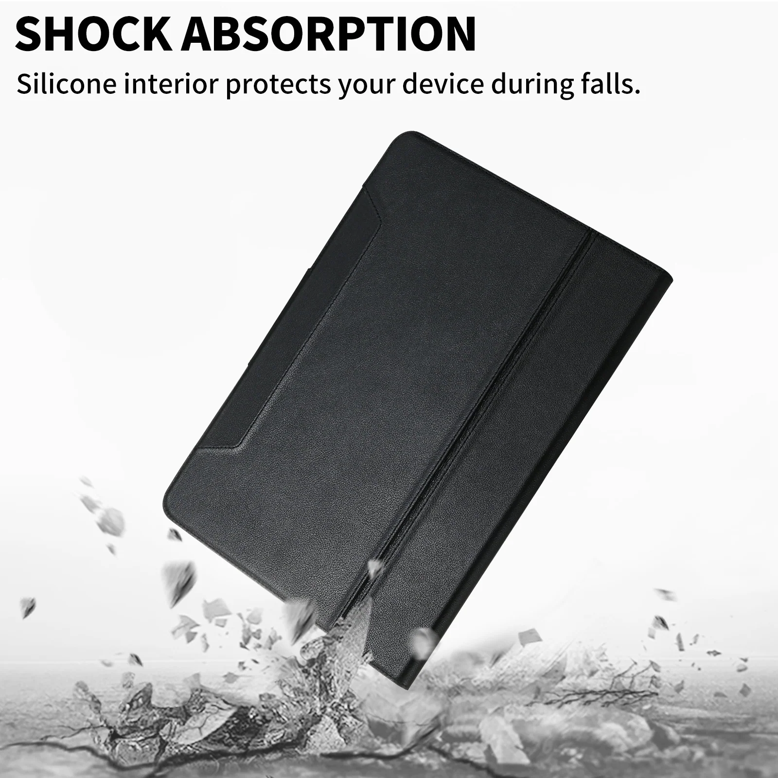 [With Pen Slot] Apple iPad Pro 12.9-inch 3rd/4/5/6th Gen (2018/2020/2021/2022) - Business Genuine Leather Flip Case With Magnetic Closure - Image 8