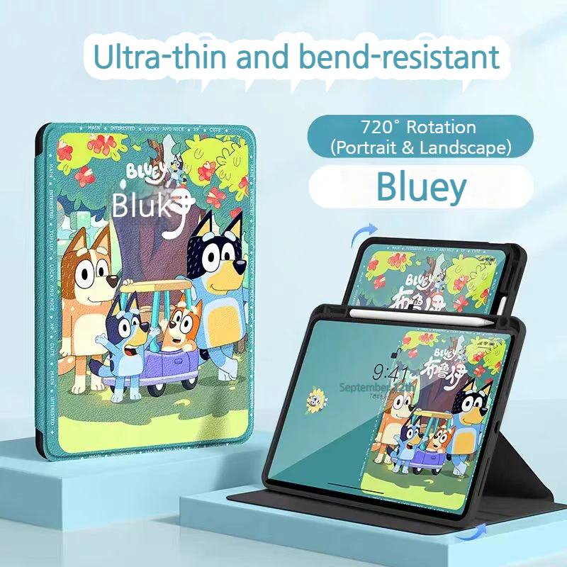 [With Pen Slot] Apple iPad Mini 6/7 8.3'' 6/7th Gen (2021/2024) Cute Cartoon Full-Protection Shockproof Case - Image 7