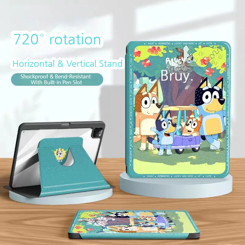 [With Pen Slot] Apple iPad Mini 6/7 8.3'' 6/7th Gen (2021/2024) Cute Cartoon Full-Protection Shockproof Case - Image 8