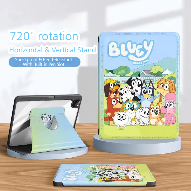 [With Pen Slot] Apple iPad Mini 6/7 8.3'' 6/7th Gen (2021/2024) Cute Cartoon Full-Protection Shockproof Case - Image 9