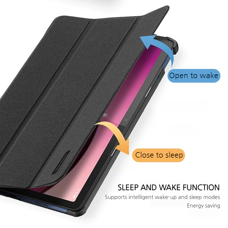 [With Pen Slot] Lenovo Idea Tab Pro Gen 2 13" 2026 (TB390FU) - Premium PU Fabric Texture Shockproof Case - Image 3