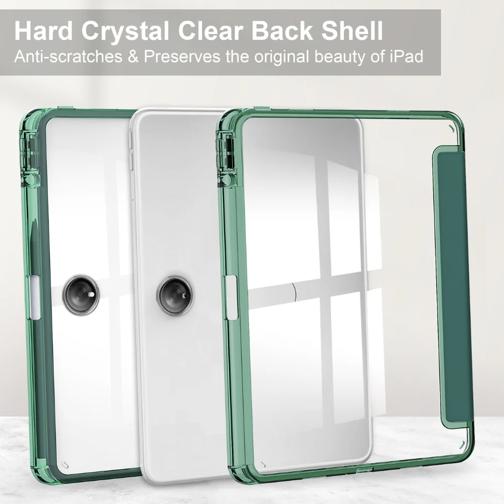 [With Pen Slot] OPPO Pad 2 (OPD2201, X22N2) - Full Covered Transparent Smart Sleep Protection Case - Image 12