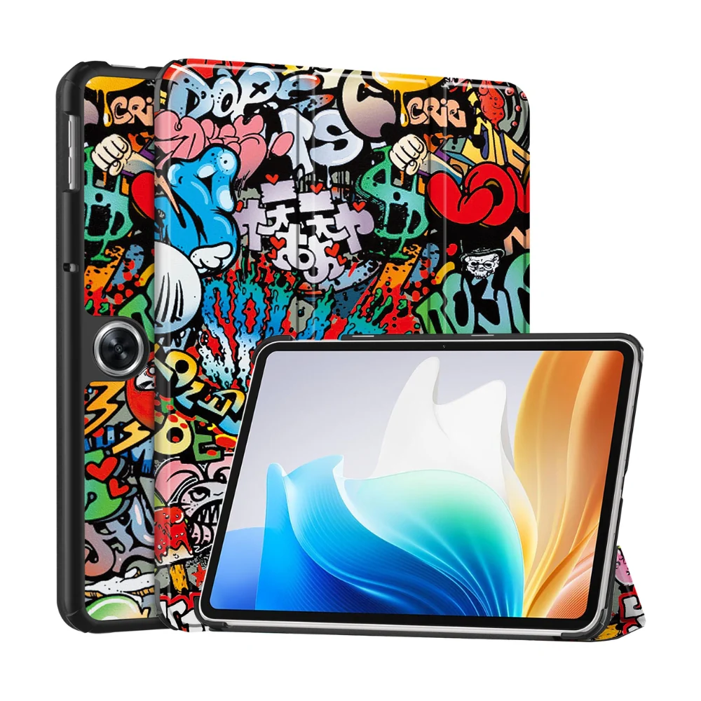 [With Pen Slot] OPPO Pad Neo (OPD2302, OPD2303) - Smart Sleep Stylish Shockproof Stand Protective Case - Image 5