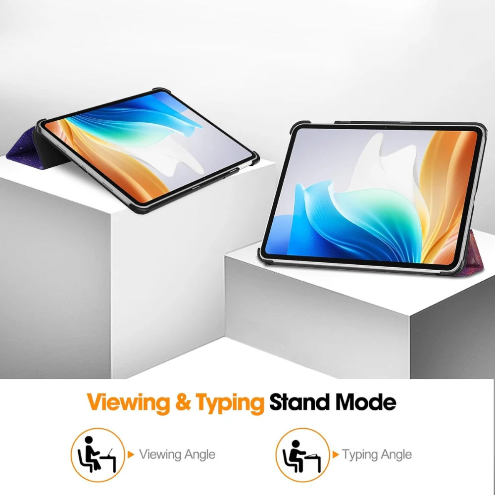 [With Pen Slot] OPPO Pad Neo (OPD2302, OPD2303) - Smart Sleep Stylish Shockproof Stand Protective Case - Image 7