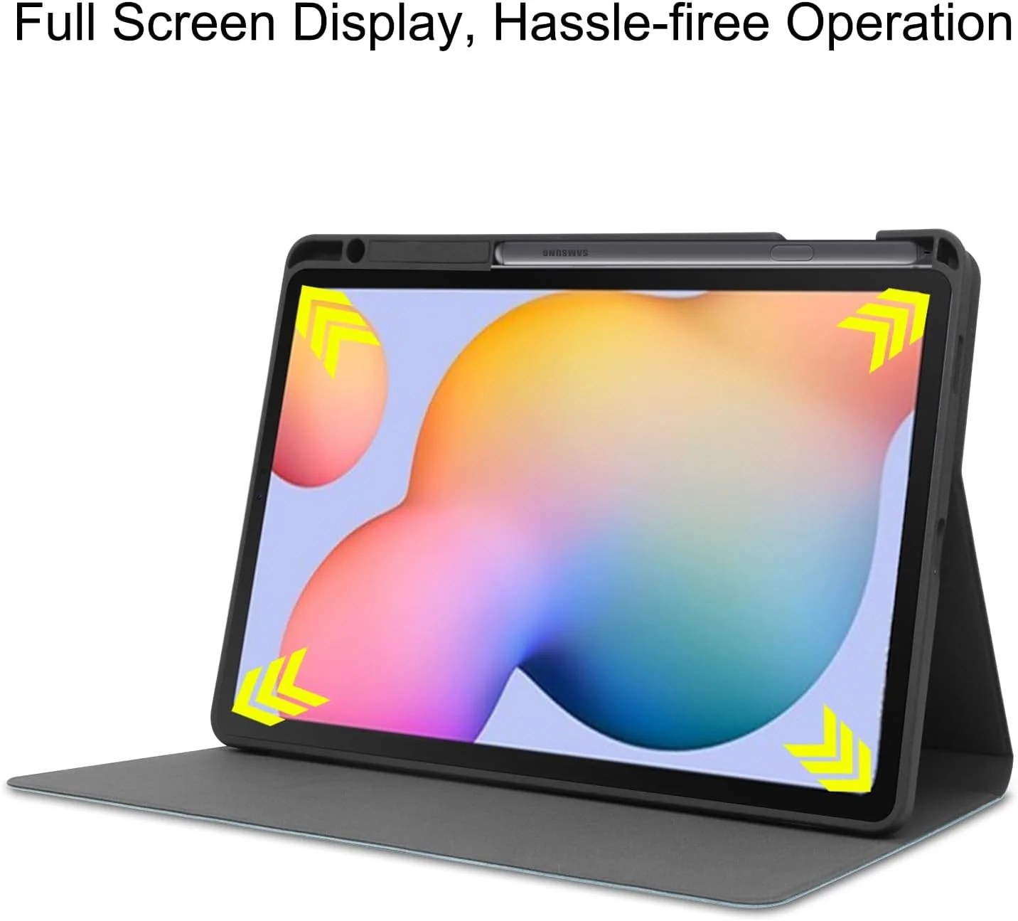[With Pen Slot] Samsung Galaxy Tab S6 Lite (2020/2022/2024) 10.4" - Premium PU Leather Business Filp Cover Case - Image 12