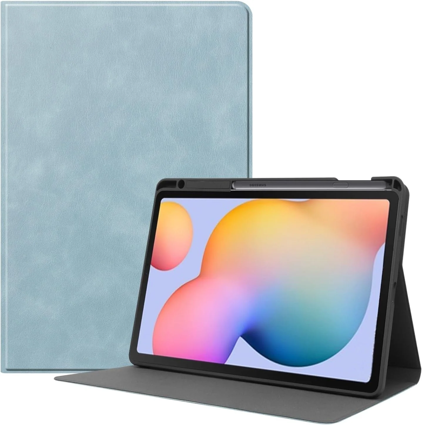 [With Pen Slot] Samsung Galaxy Tab S6 Lite (2020/2022/2024) 10.4" - Premium PU Leather Business Filp Cover Case - Image 2