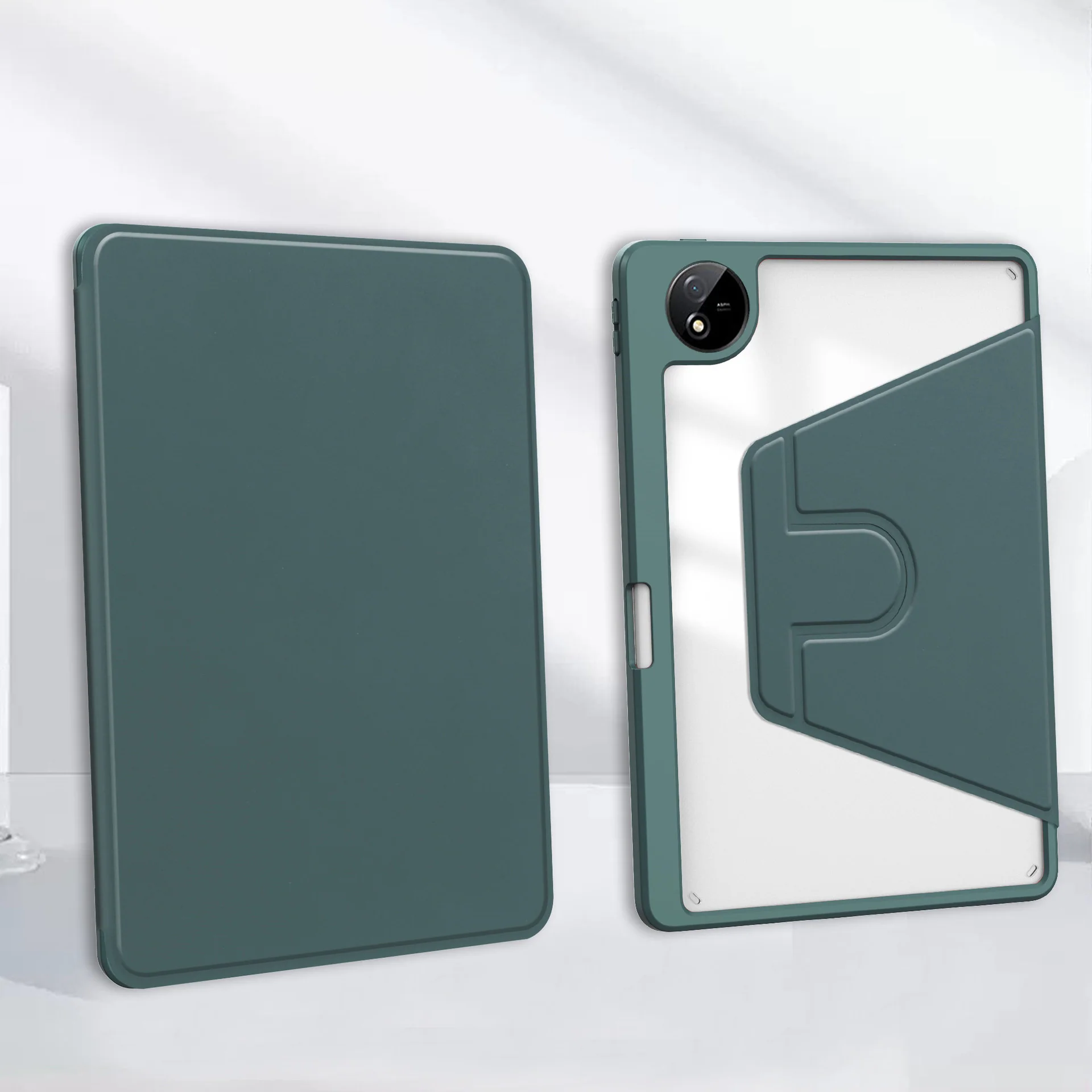 [With Pen Slot] Samsung Galaxy Tab S8 Ultra & S9 Ultra & S10 Ultra 14.6" - 360 Degree Rotating Magnetic Flip Cover Case - Image 8