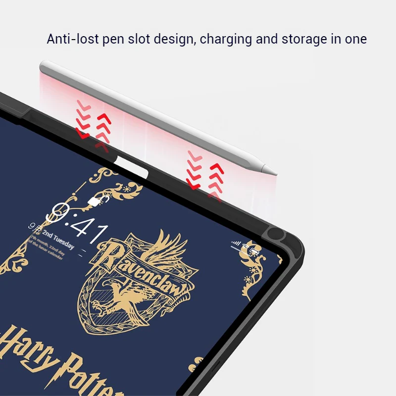[With Pen Slot] Samsung Galaxy Tab S7 Plus & S7 FE & S8 Plus 12.4" Harry Potter Smart 360° Degree Rotate Stand Shockproof Flip Cover Case - Image 11