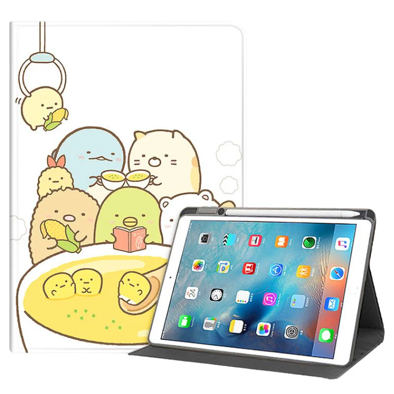 [With Pen Slot] Vivo Pad 2 12.1" 2023 - Full Cover Cartoon Flip Cover Soft Case - Image 12