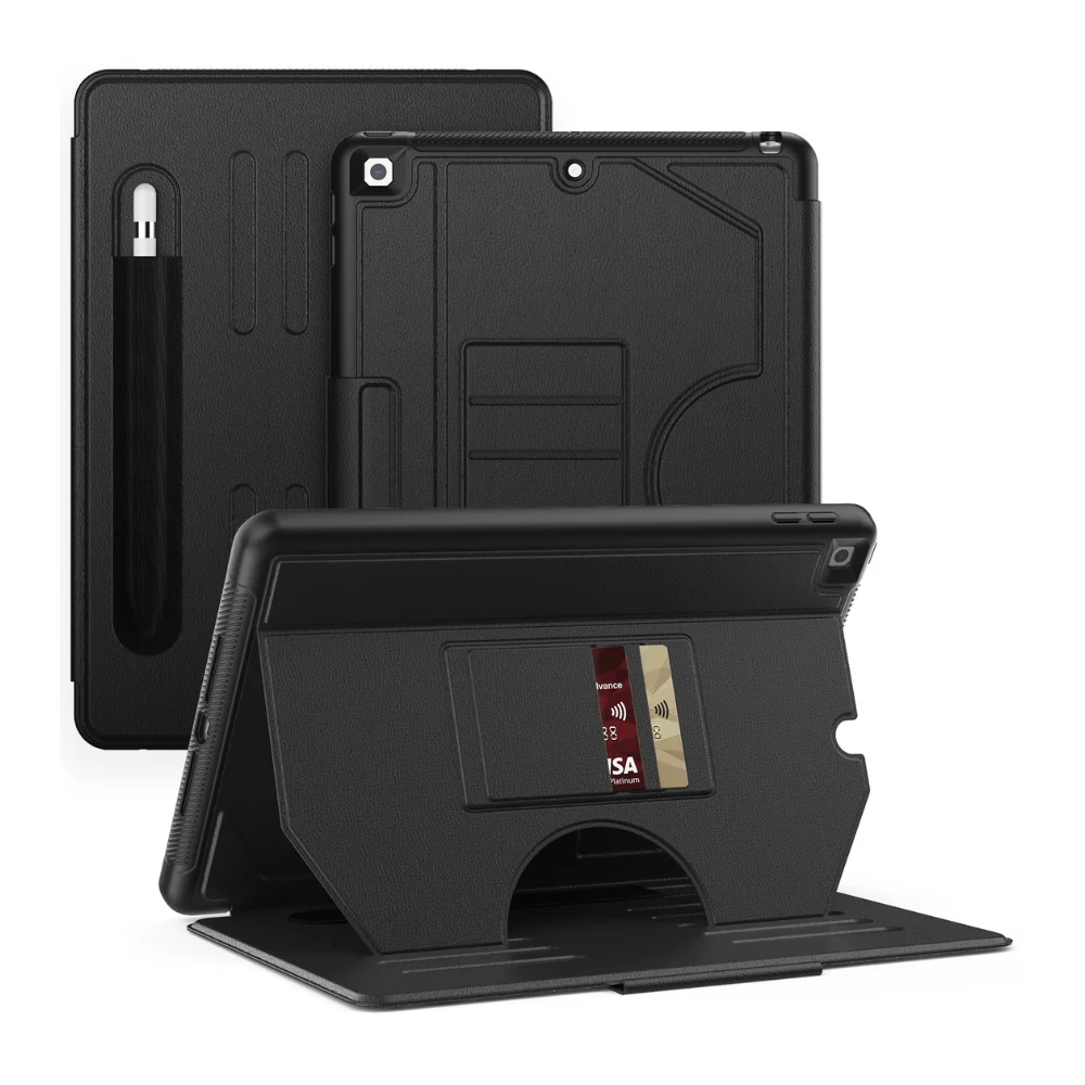 [With Pen Slot] [With Card Slot] Apple iPad Air 11-inch M2/M3/M4 (2024/2025/2026) PU Leather Stand Case - Image 3
