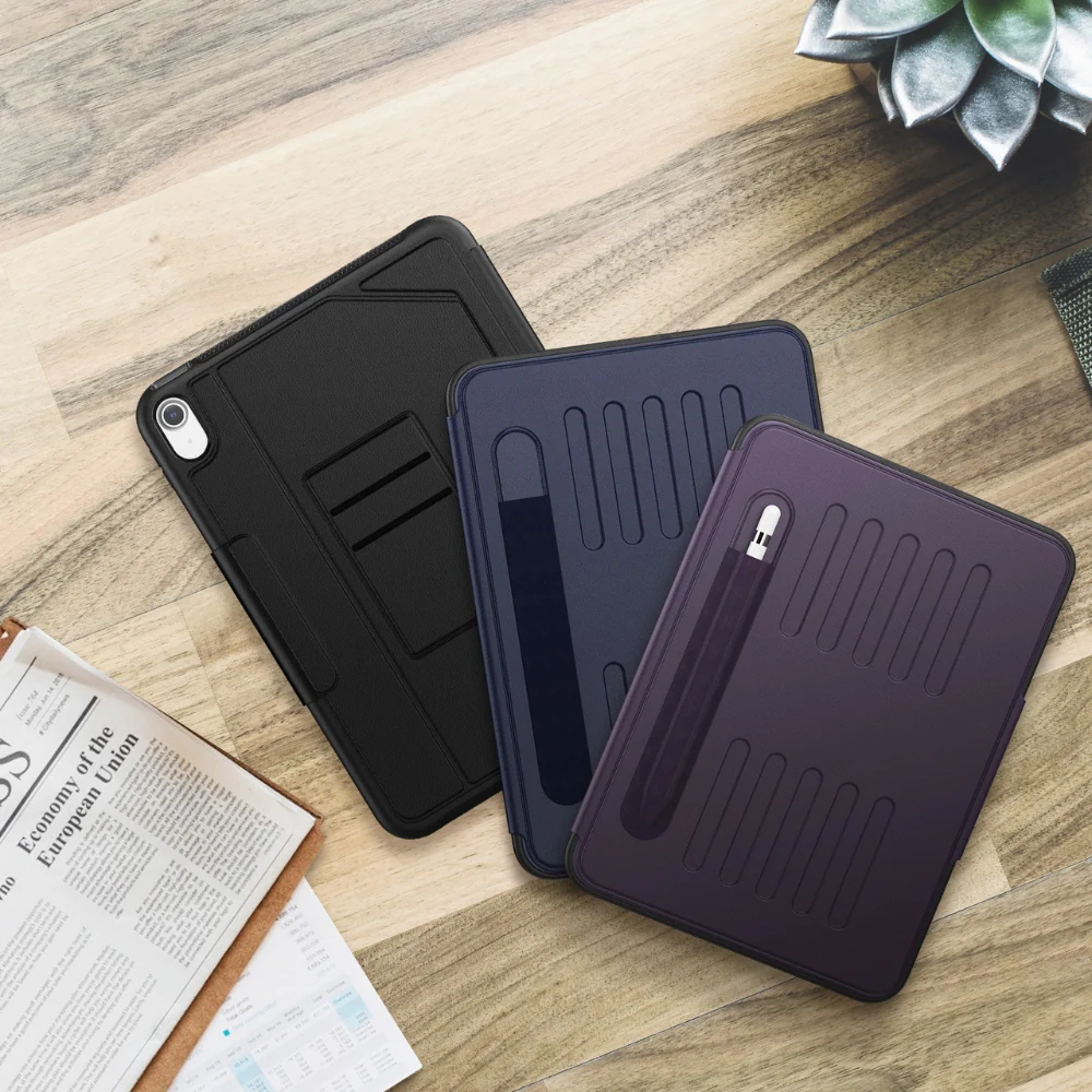 [With Pen Slot] [With Card Slot] Apple iPad Air 11-inch M2/M3/M4 (2024/2025/2026) PU Leather Stand Case - Image 9
