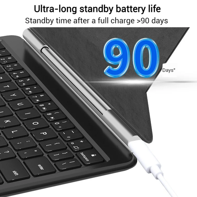 [With RGB Backlight] Xiaomi Mi Pad 5/Pro 11’’ 2021 Smart Floating Magnetic Bluetooth Keyboard Touchpad Case - Image 12