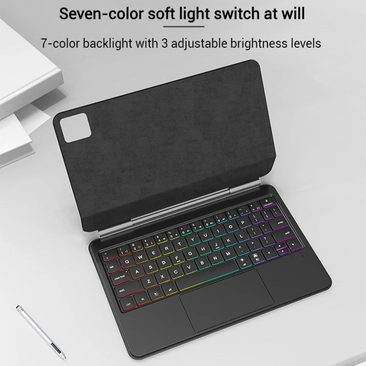 [With RGB Backlight] Xiaomi Mi Pad 5/Pro 11’’ 2021 Smart Floating Magnetic Bluetooth Keyboard Touchpad Case - Image 13