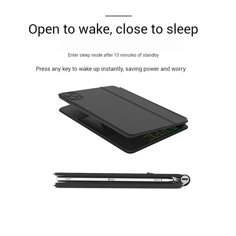[With RGB Backlight] Xiaomi Mi Pad 5/Pro 11’’ 2021 Smart Floating Magnetic Bluetooth Keyboard Touchpad Case - Image 14