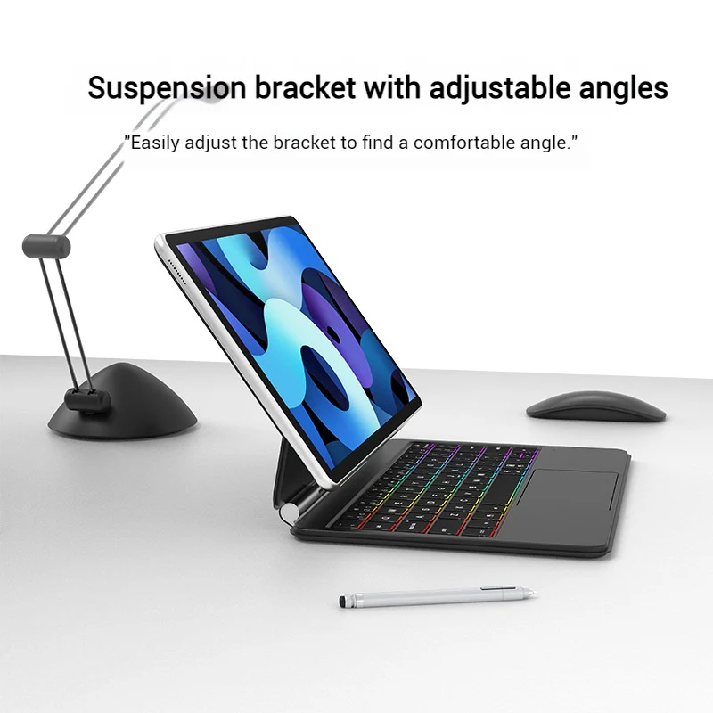 [With RGB Backlight] Xiaomi Mi Pad 5/Pro 11’’ 2021 Smart Floating Magnetic Bluetooth Keyboard Touchpad Case - Image 7