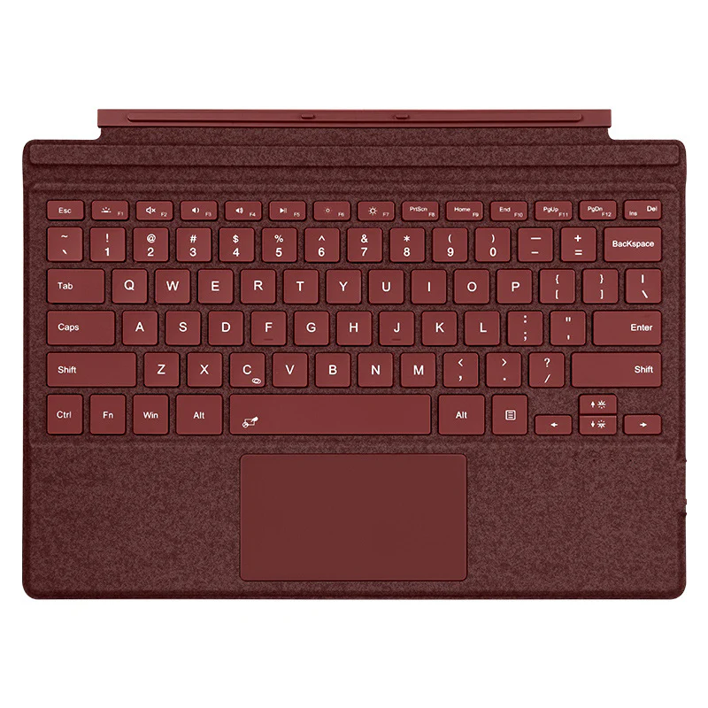[With RGB Backlit] Microsoft Surface Go 1/2/3/4 - Compatible Ultra-Thin Wireless Bluetooth Magnetic Touchpad Keyboard - Image 9