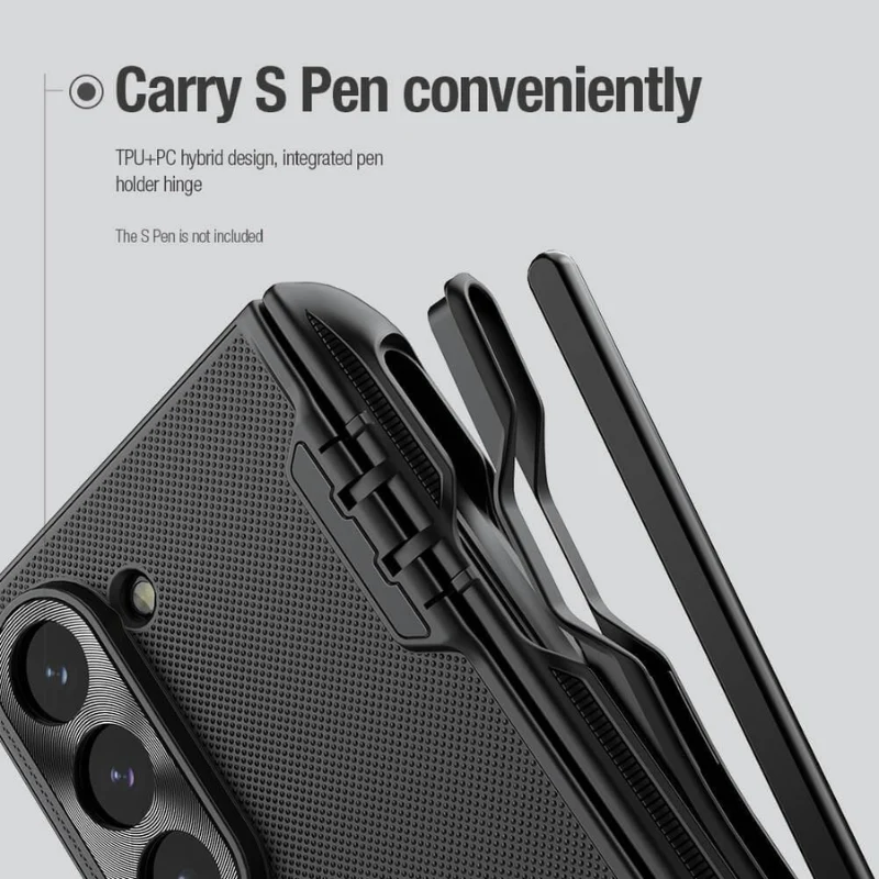 [With S Pen Slot] Samsung Galaxy Z Fold6 (SM-F956) - Anti-sweat Anti-fingerprint Matte Heavy Duty Series Case - Image 5