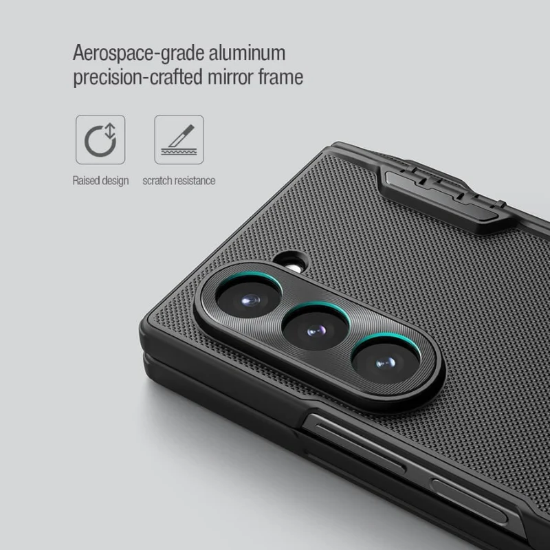 [With S Pen Slot] Samsung Galaxy Z Fold6 (SM-F956) - Anti-sweat Anti-fingerprint Matte Heavy Duty Series Case - Image 8