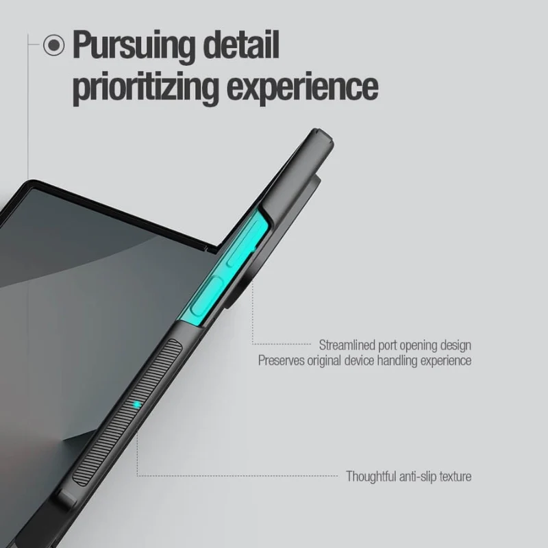 [With S Pen Slot] Samsung Galaxy Z Fold6 (SM-F956) - Anti-sweat Anti-fingerprint Matte Heavy Duty Series Case - Image 9