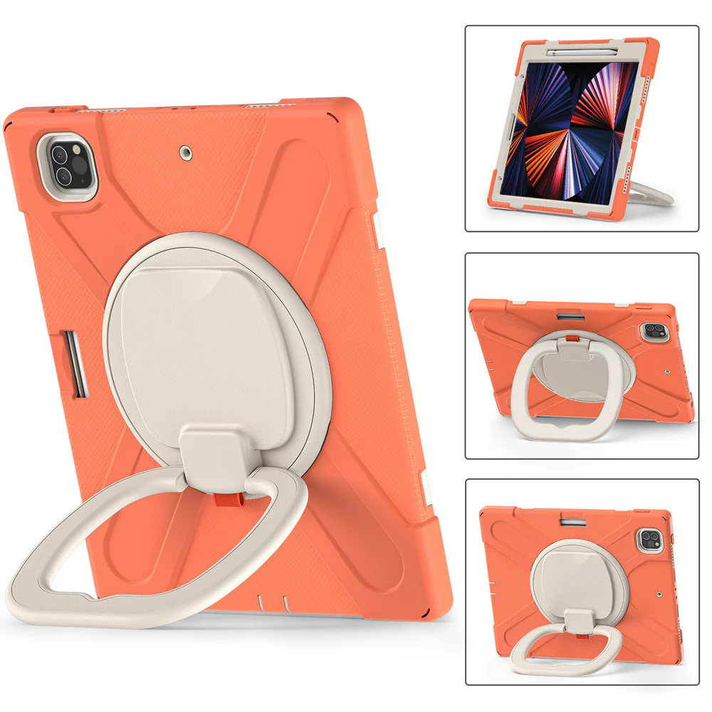 [With Shoulder Strap] Apple iPad 10.9/11'' 10/11th Gen (2022/2025) EVA Kid Friendly Heavy Duty Ring Holder Stand Case - Image 17
