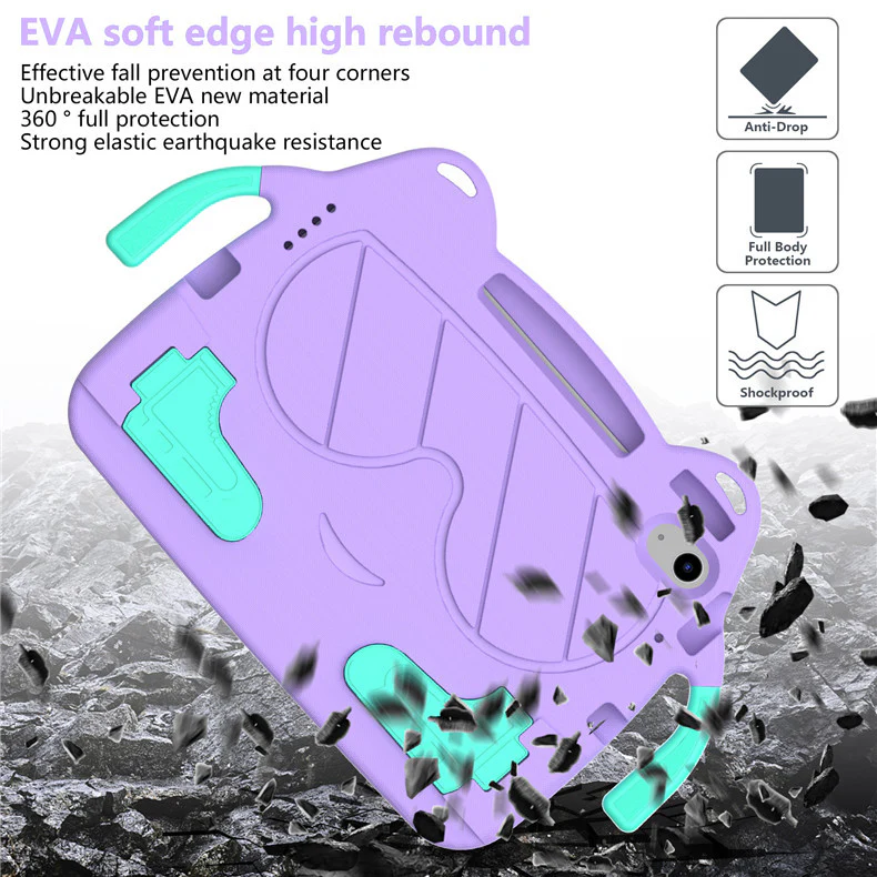 [With Shoulder Strap] Lenovo Tab M11 11" 2024 (TB-330XU/FU) Kid EVA Shockproof Stand Case - Image 8