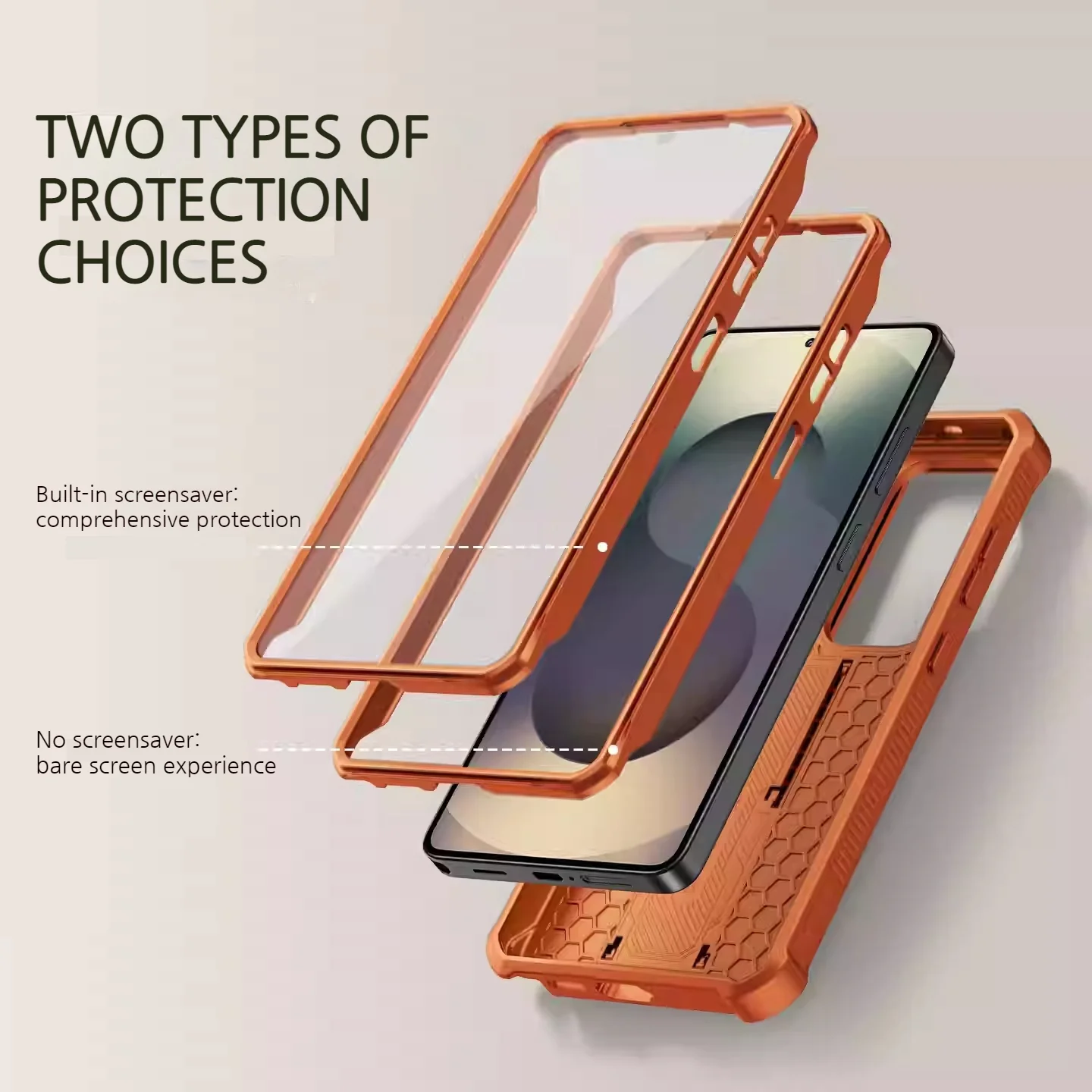 [With Slide Camera Cover][Built-in Stand] Samsung Galaxy S26/Plus/Ultra - Dexnor Military Grade Heavy-Duty Shockproof Rugged Case - Image 11