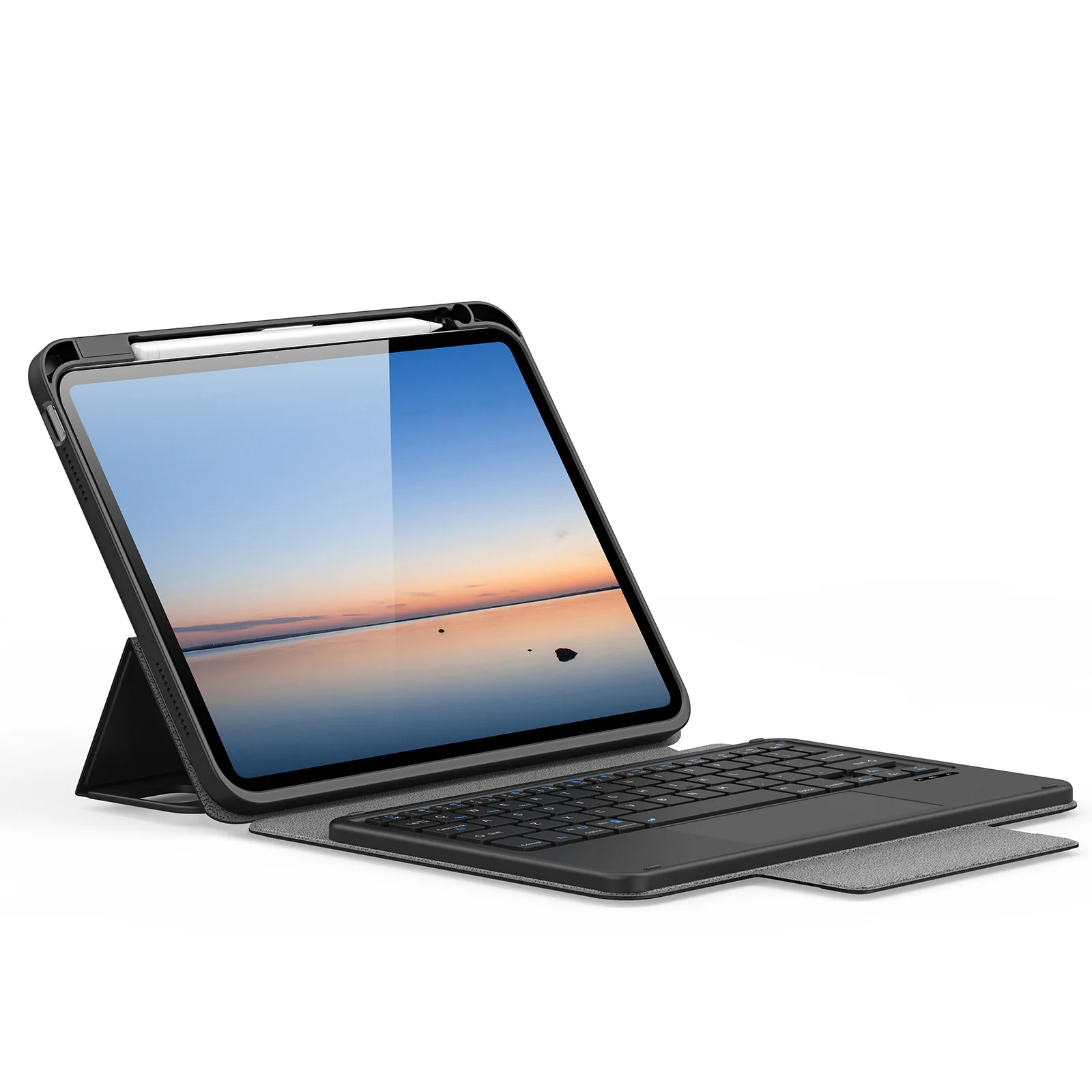 [With Touchpad] Apple iPad Pro 12.9" & Air 13" Detachable Standalone Wireless Keyboard Case - Image 9