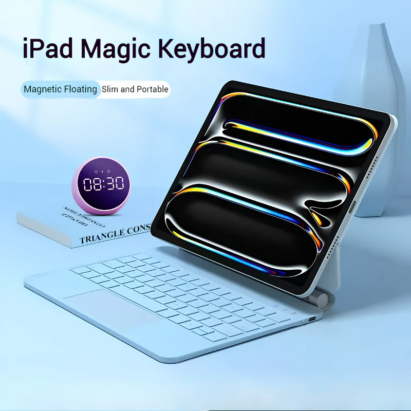 [With Touchpad][Magic Keyboard] Apple iPad 10.9” & 11“ 10/11th Gen (2022/2025) Smart Multi-Touch Trackpad Magnetic Wireless Keyboard Case With RGB Backlit - Image 23