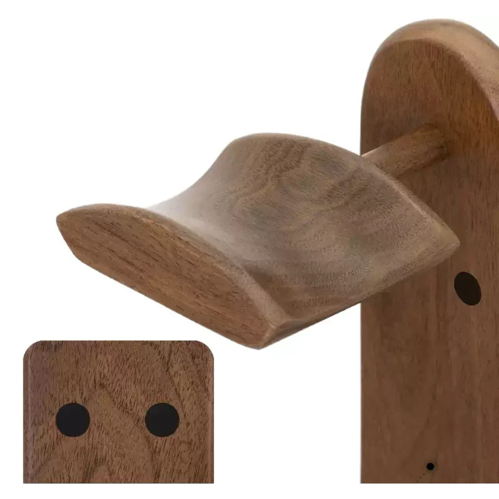 Wooden Headphone Stand, Switch Game Controller, Xbox Solid Wood Storage Rack - Image 3