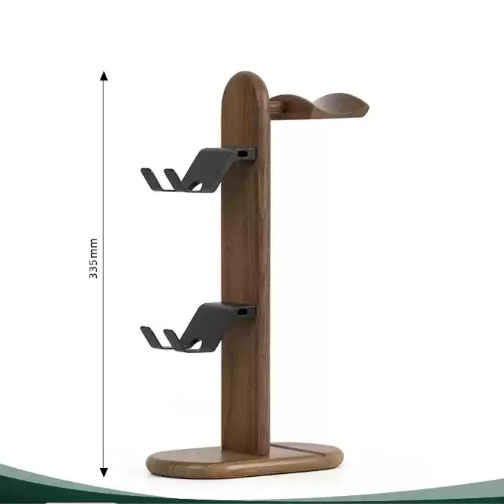 Wooden Headphone Stand, Switch Game Controller, Xbox Solid Wood Storage Rack - Image 6