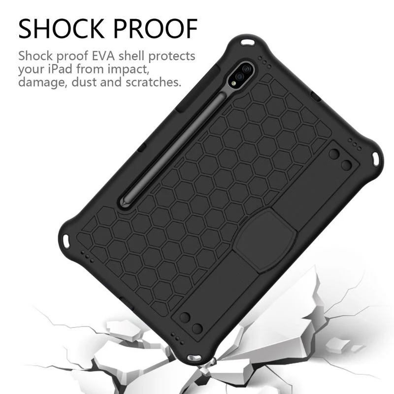 [Wrist Strap Holder] Samsung Galaxy Tab A9 Plus 11" 2023 (SM-X210 / X215 / X216) - EVA Silicone Honeycomb Shockproof Case With Strap - Image 7