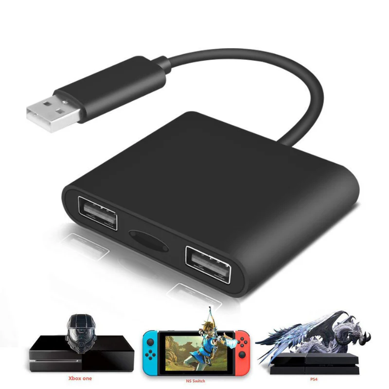 Xbox One PS4 & Switch JYS Keyboard Mouse Wired Converter Adapter