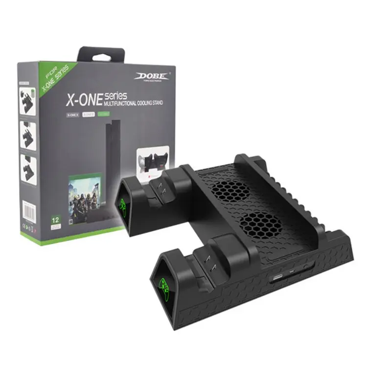 Xbox One X / S Cooling Stand with Dual Controller Charging Dock