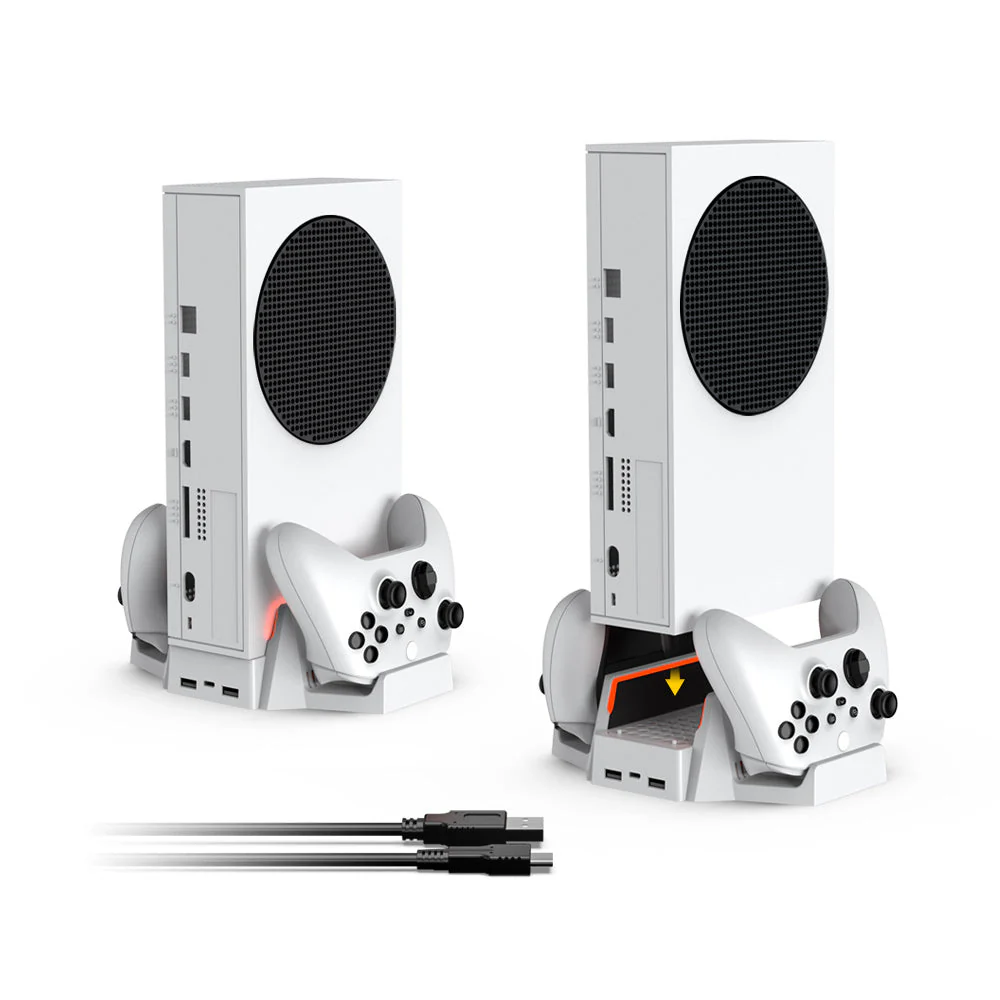 Xbox Series S - Cooling Fan Charging Vertical Stand Dual Controller Charging Base - Image 2