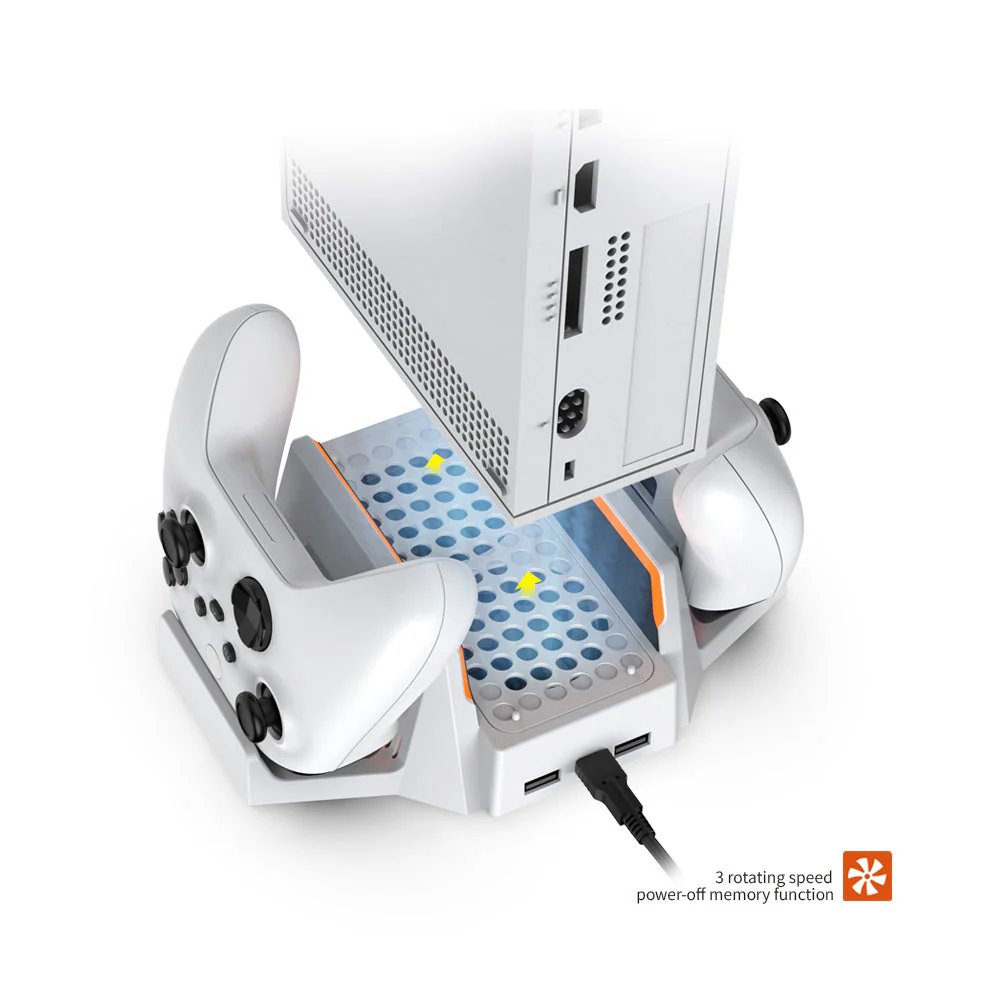 Xbox Series S - Cooling Fan Charging Vertical Stand Dual Controller Charging Base - Image 5