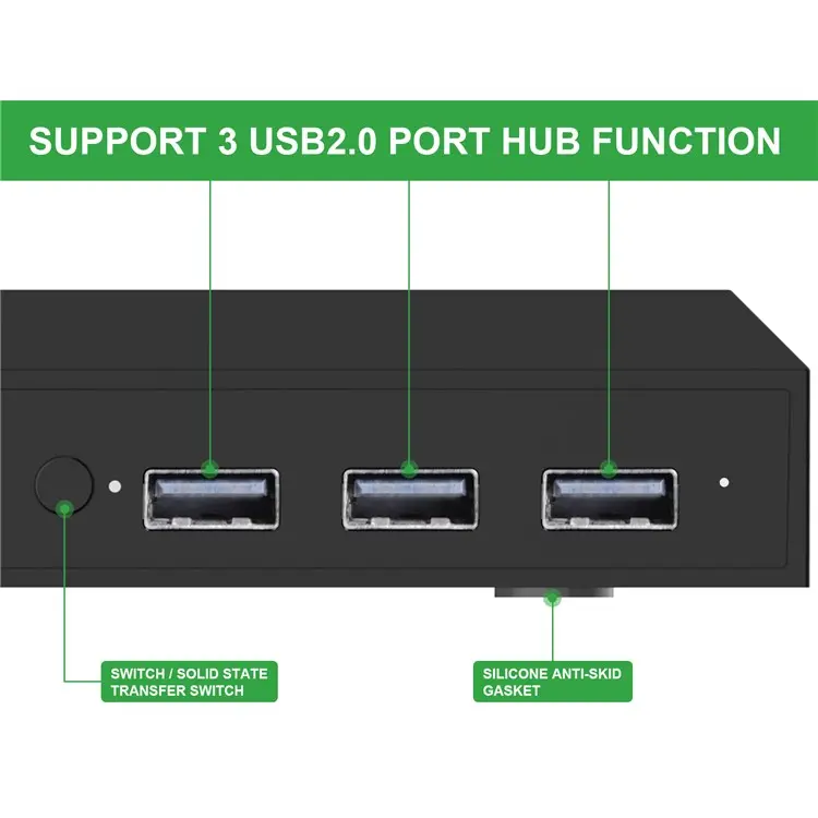 Xbox Series S / X Game Console Holder Stand With RGB Light & USB Hub - Image 5