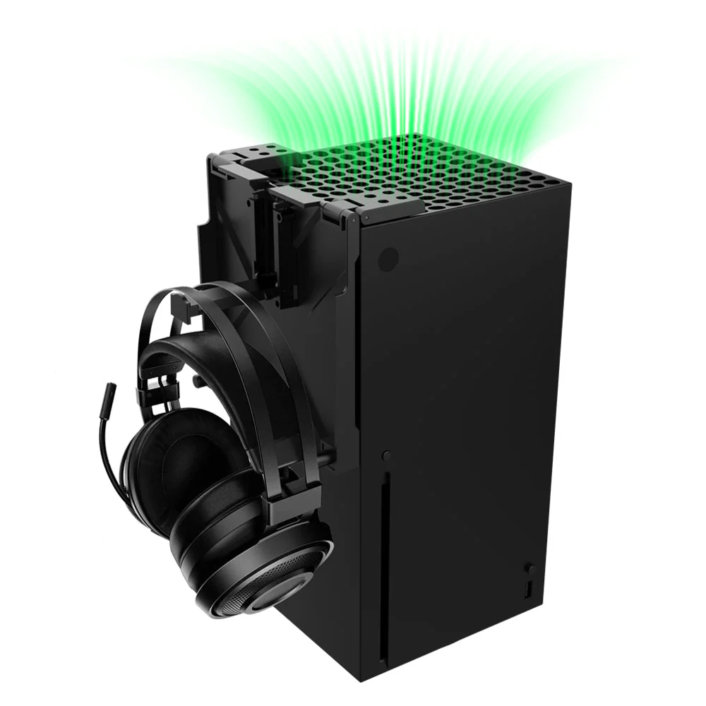 Xbox Series X Game Console Dust-Proof Protector Cover with Headset Holder - Image 5