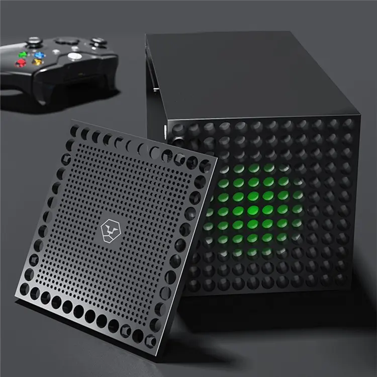 Xbox Series X Host Multifunction Heat Dissipation Dust Cover Game Controller Hanger Headphone Holder Bracket - Image 11