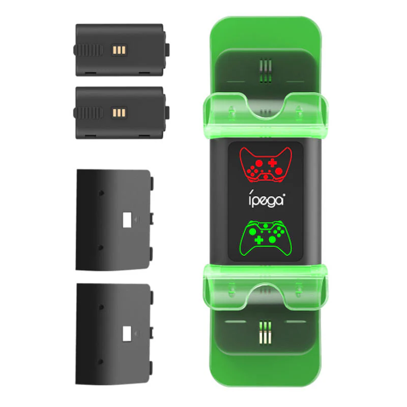 Xboxes Series X & S Luminous Base Dock Charging Station with Charging Indicator 2 Batteries - Image 7