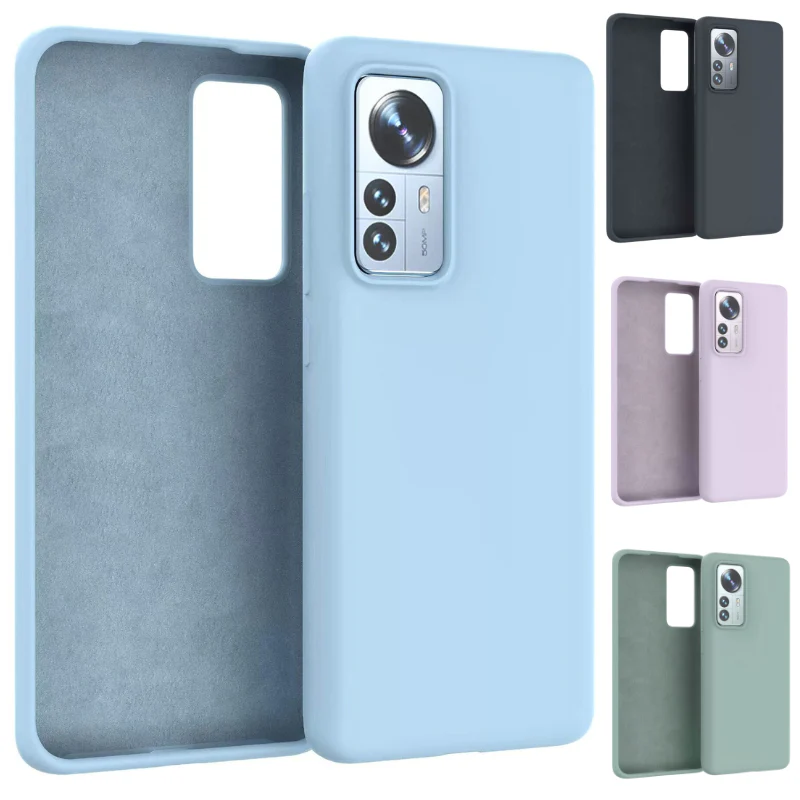 Xiaomi Mi 12/Pro/Lite Full-cover Liquid Silicone Shockproof Essentials Series Case - Image 2