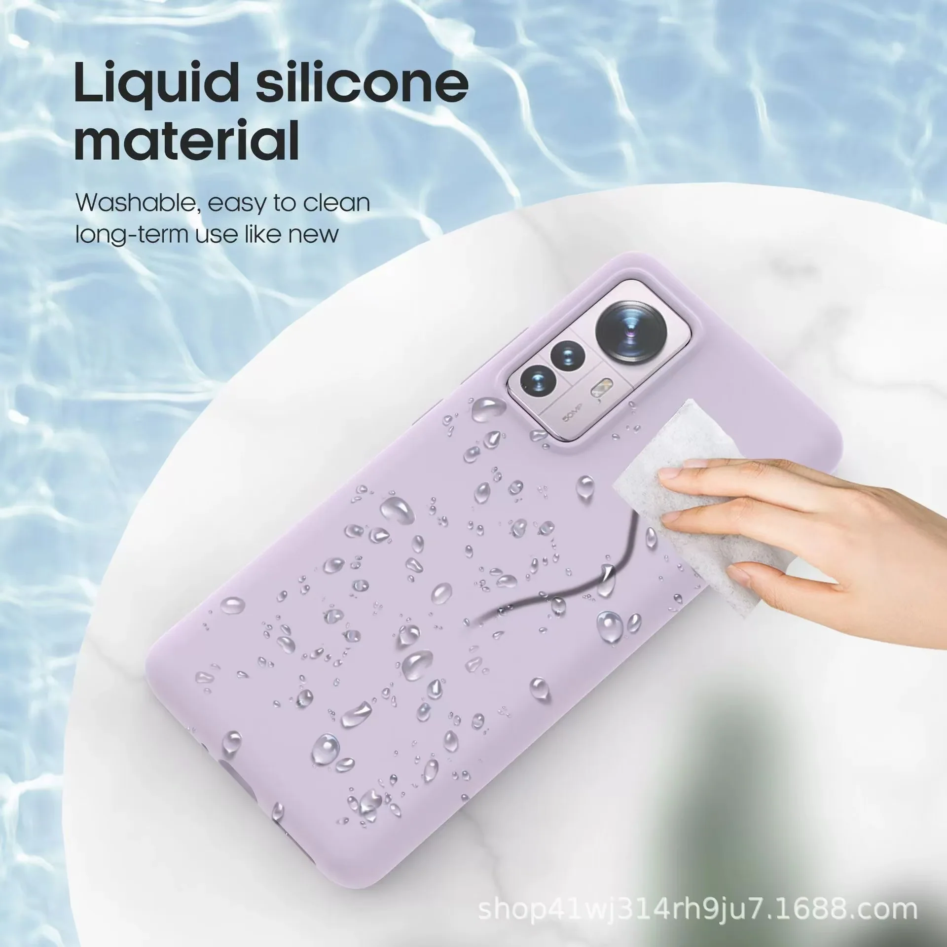 Xiaomi Mi 12/Pro/Lite Full-cover Liquid Silicone Shockproof Essentials Series Case - Image 5