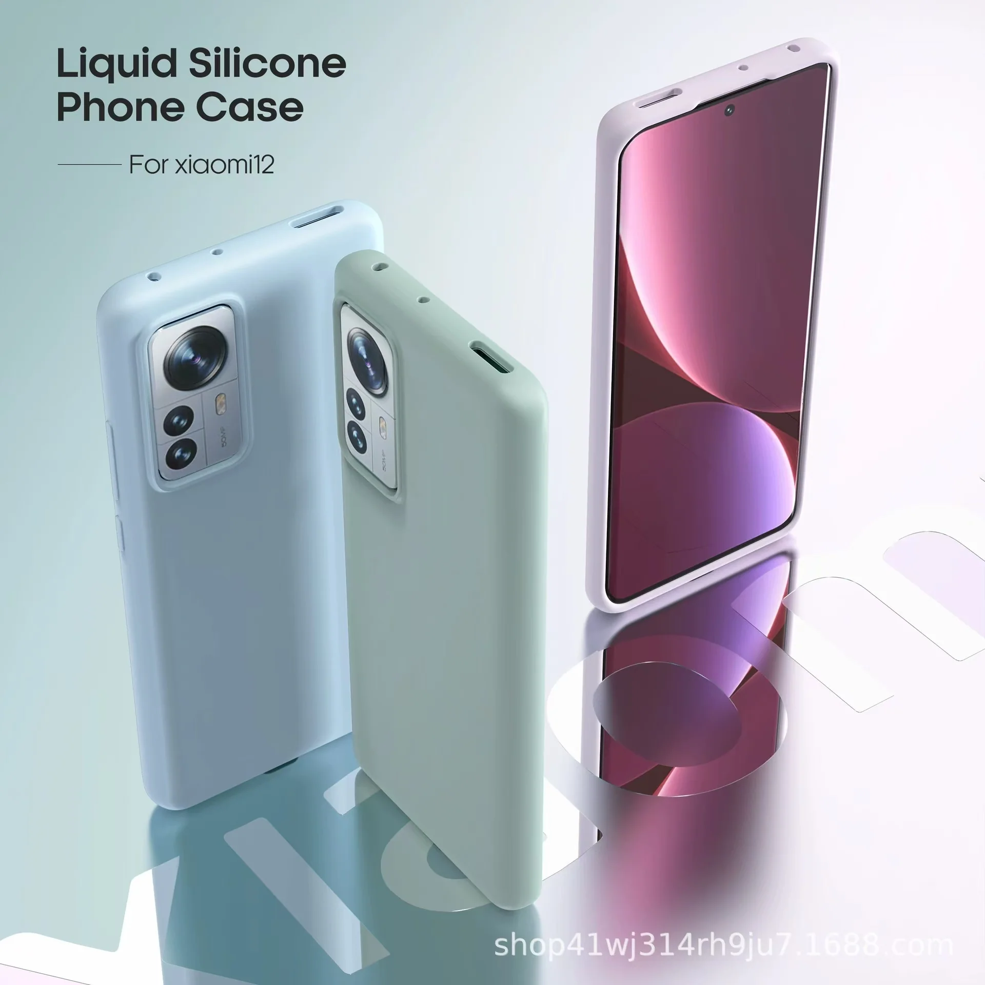 Xiaomi Mi 12/Pro/Lite Full-cover Liquid Silicone Shockproof Essentials Series Case - Image 8