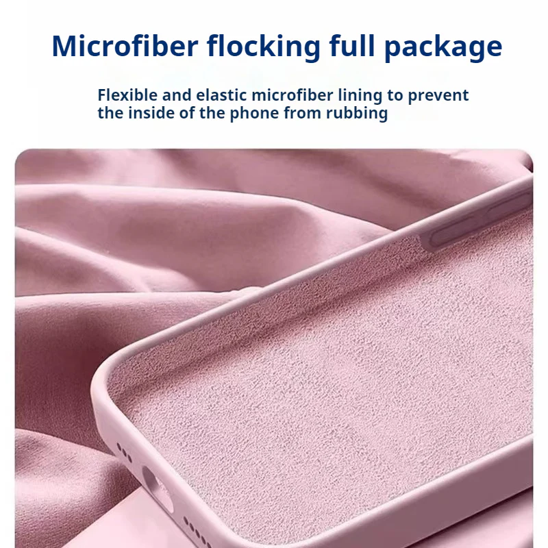 Xiaomi Mi 13/Pro/Ultra Liquid Silicone Drop-proof Soft Essentials Series Case - Image 5