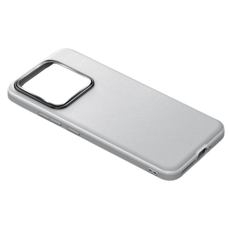 Xiaomi Mi 14/Pro Ultra-thin Minimalist Shockproof Genuine Leather Series Case - Image 10